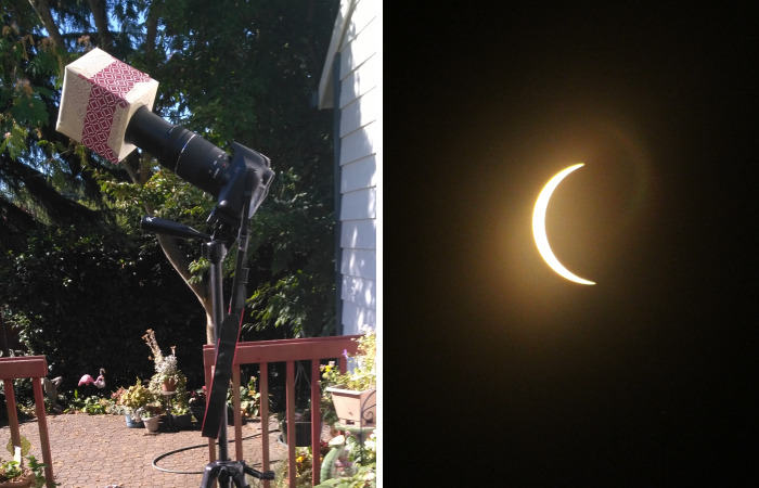 I Photographed The Solar Eclipse