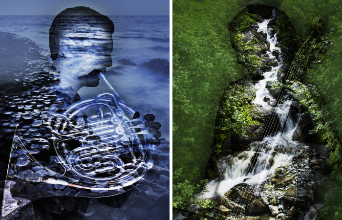 I Merged Two Pictures Together To Recreate Sounds With The Aim Of Showing What The World Could Look Like If People Were All Synesthetes