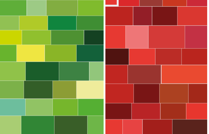 I Made Poster From Dominant Color Of Each Image Of A Google Image Search