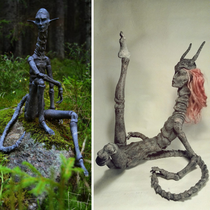 Handmade Mystical Creatures: Bone Dragons