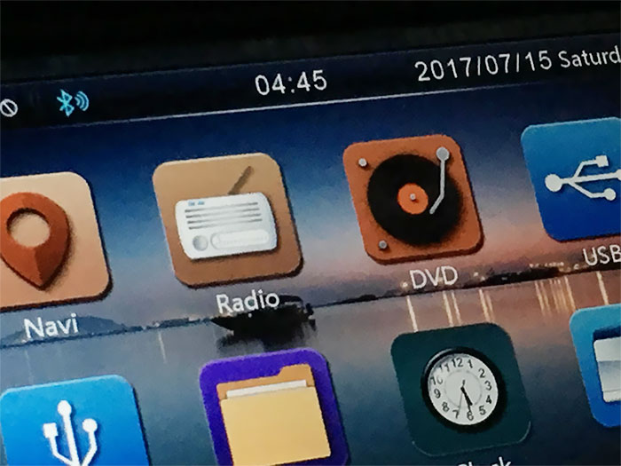 The 'DVD' Option On The Toyota Prius' In-Car Entertainment System