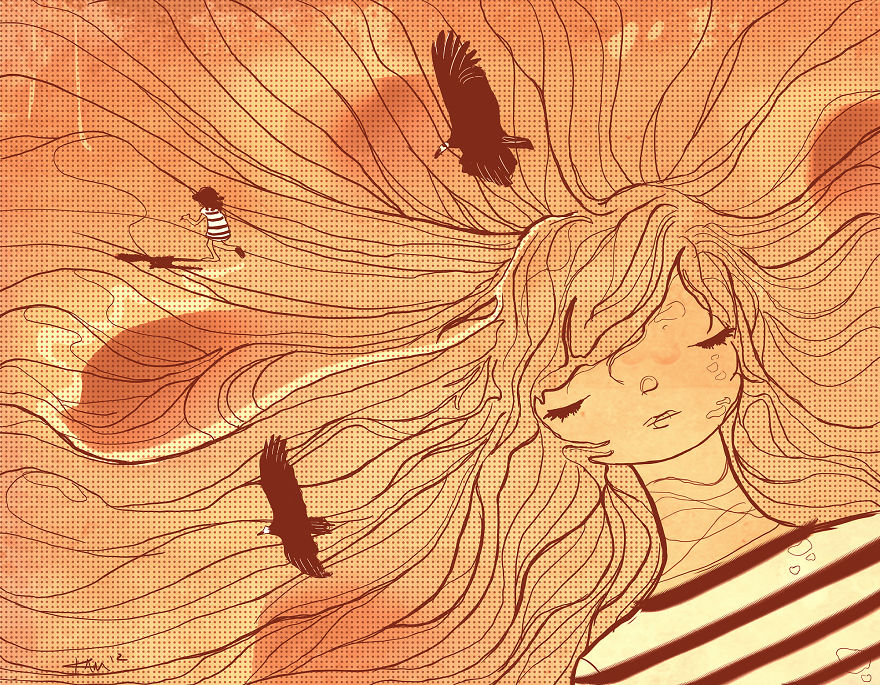 I Document The Progression Of My Rare Disease In Heartbreaking Illustrations I Document The Progression Of My Rare Disease In Heartbreaking Illustrations