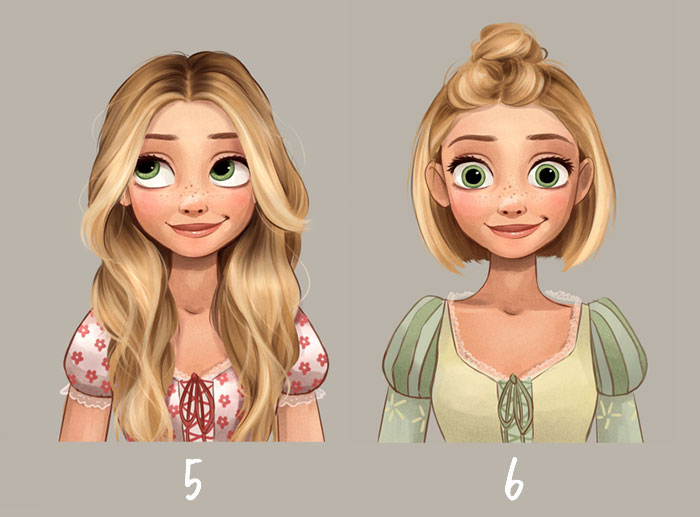 disney-princesses-hairdos-reimagined-pastelette-3 disney-princesses-hairdos-reimagined-pastelette-3