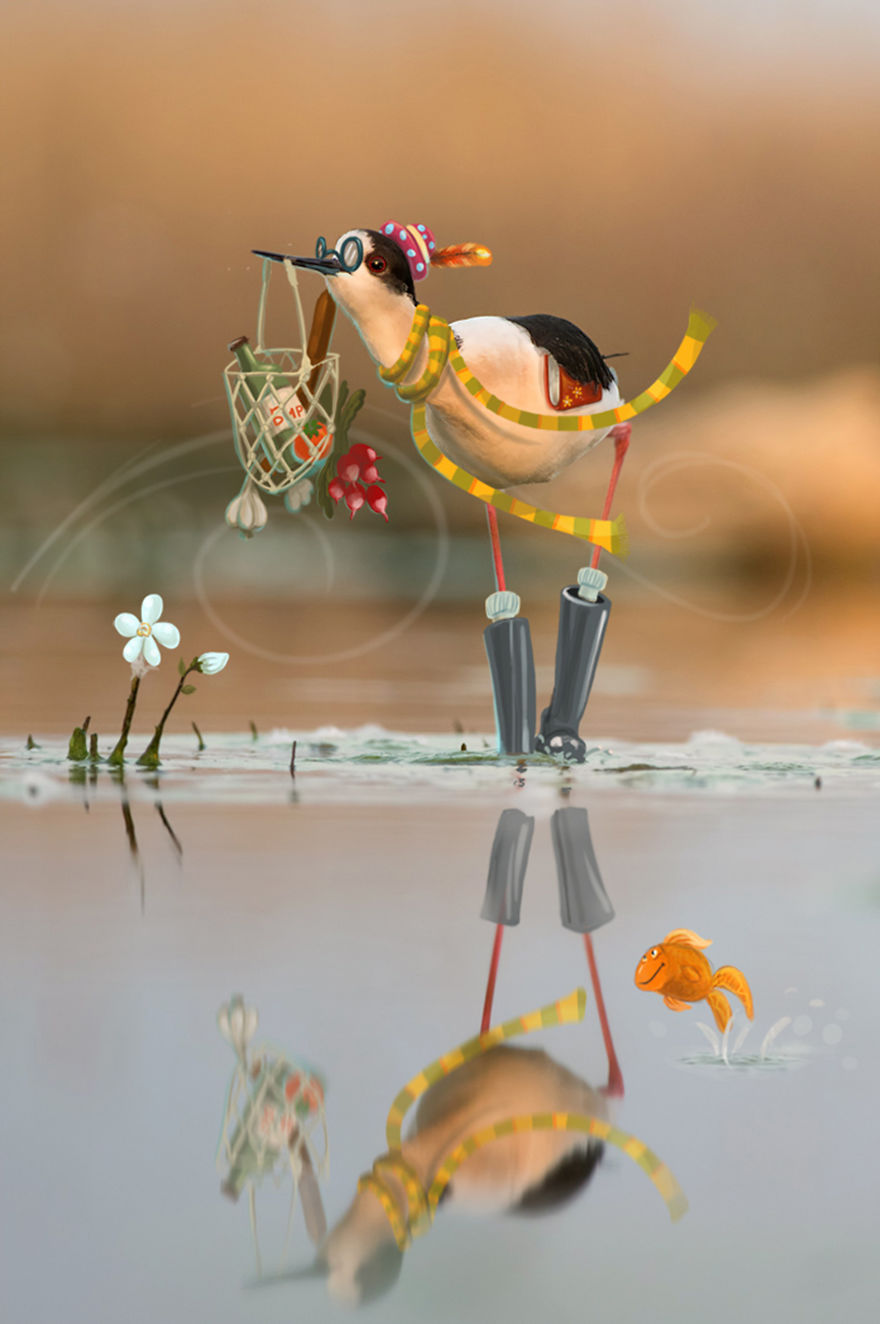 Be Birds 2.0: What Happens When The Two Artist Combine Their Skills To Create Fun Art ?