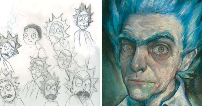 I Created Realistic Portraits Of Rick And Morty