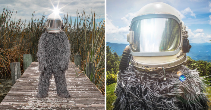I Created Space-Age Bigfoot Costume For Summer Road Trip Project