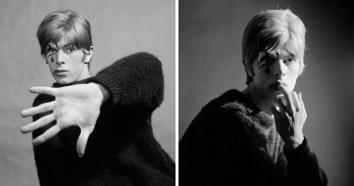 Never-Before-Seen Photos Of 20-Year-Old David Bowie Posing For His Debut Album Cover In 1967