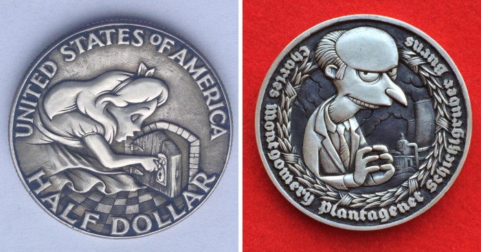 This Russian Artist Carves Old Coins To Give Them New Lives