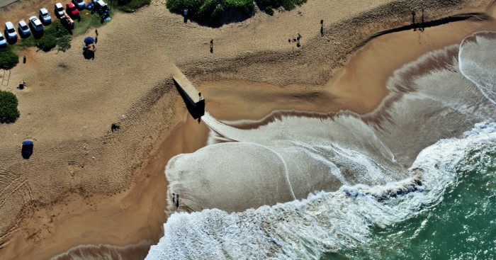 Here What It Looks Like To Fly Around In A
helicopter By Durban Area In Natal-Zulu, South Africa