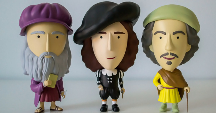 Da Vinci, Vermeer And Rembrandt Turned Into Charming Action Figures