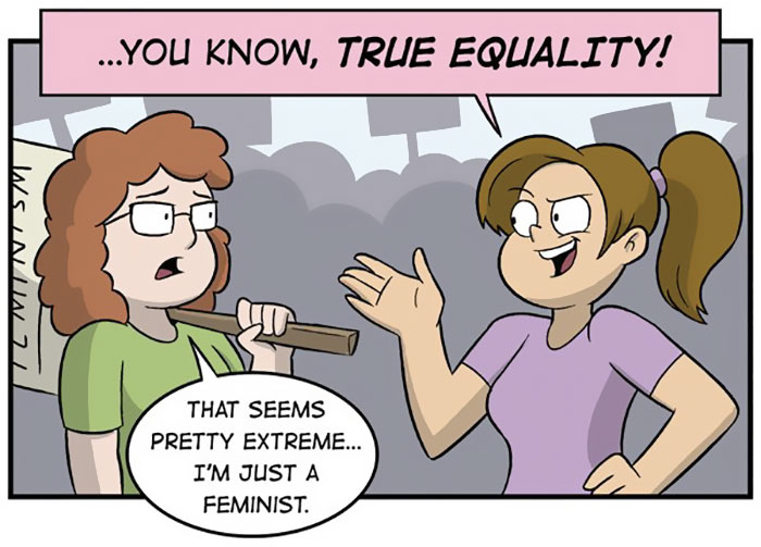 Controversial Comic Reveals What You're Really Saying When You Support Gender Equality, But Not Feminism Controversial Comic Reveals What You're Really Saying When You Support Gender Equality, But Not Feminism