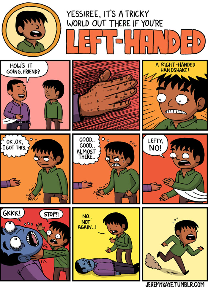 Funny-left-handers-problems