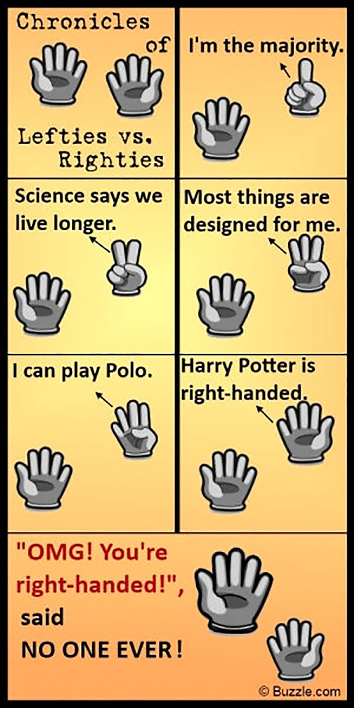 Funny-left-handers-problems