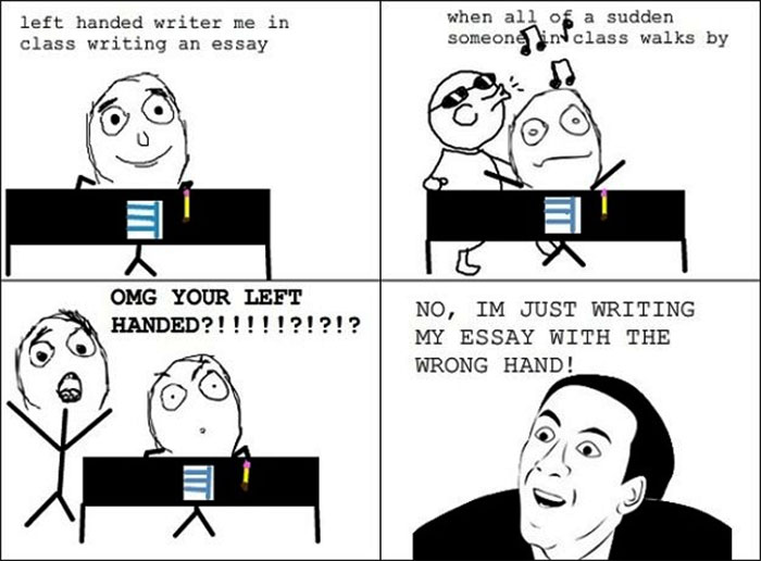 Funny Left Handers Problems