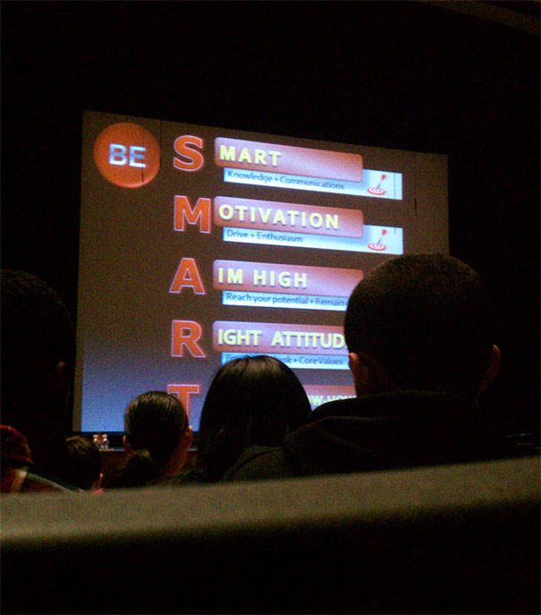 Funny presentation about smart word