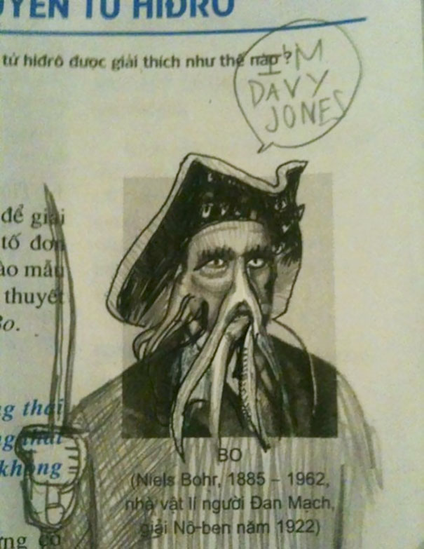 Funny Textbook Drawing
