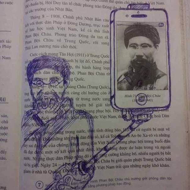 Funny Textbook Drawing