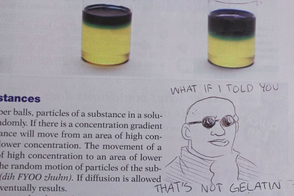 Funny Textbook Drawing