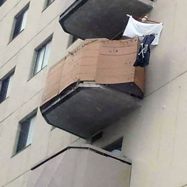 My Neighbours Made Their Balcony Into A Pirate Ship