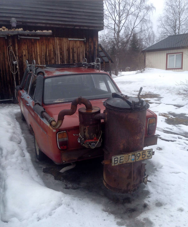 My Friend's Neighbour's Car, Runs On Fire Wood