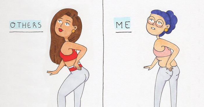 Relatable Everyday Girls Problems Illustrated In Cute And Funny Comics