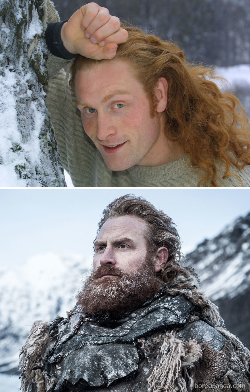 Young Kristofer Hivju And As Tormund Giantsbane (In GoT)