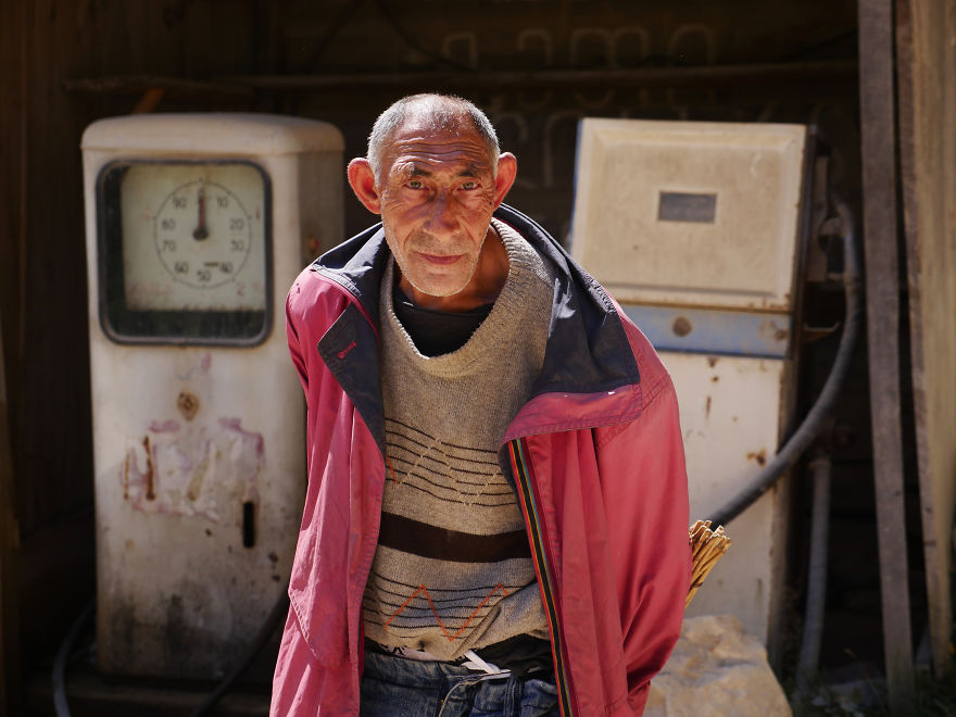 Gas Station Attandant In Adjara, The Muslim Region Of Georgia