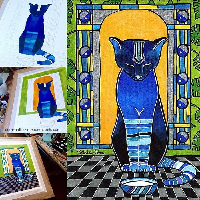 My Ever Growing Cat Art Collection My Ever Growing Cat Art Collection