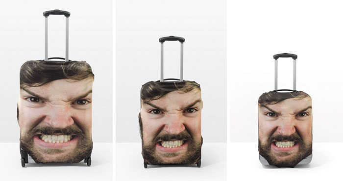 People Are Laughing At This Luggage Cover That Uses Giant Pic Of Your Face But It's Actually Genius People Are Laughing At This Luggage Cover That Uses Giant Pic Of Your Face But It's Actually Genius
