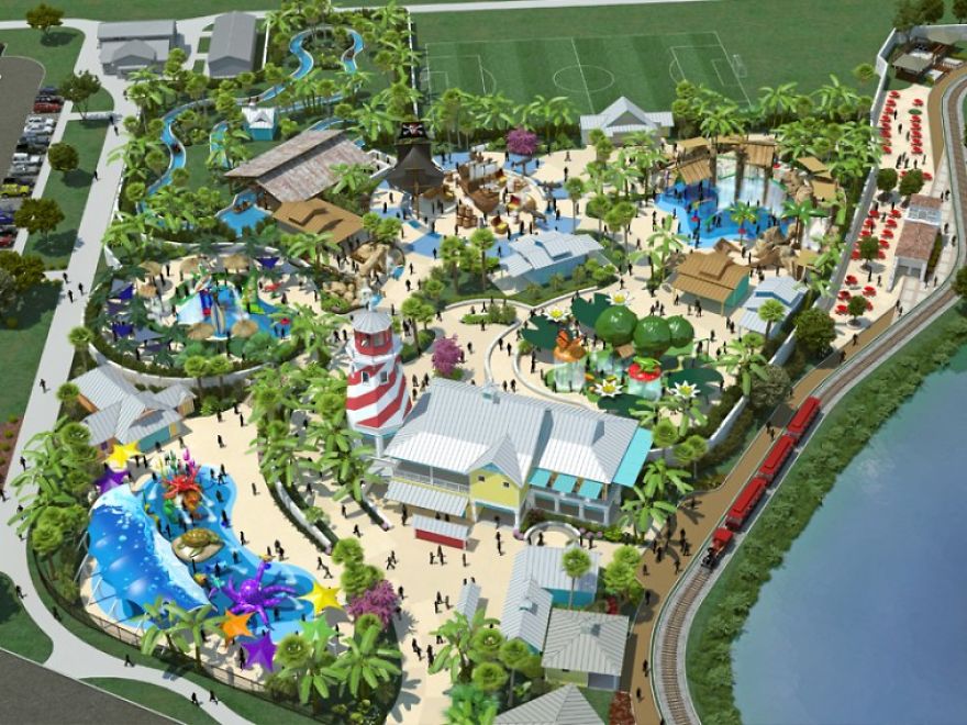 Wow, A Dad "Built A Huge Theme Park" For His Daughter