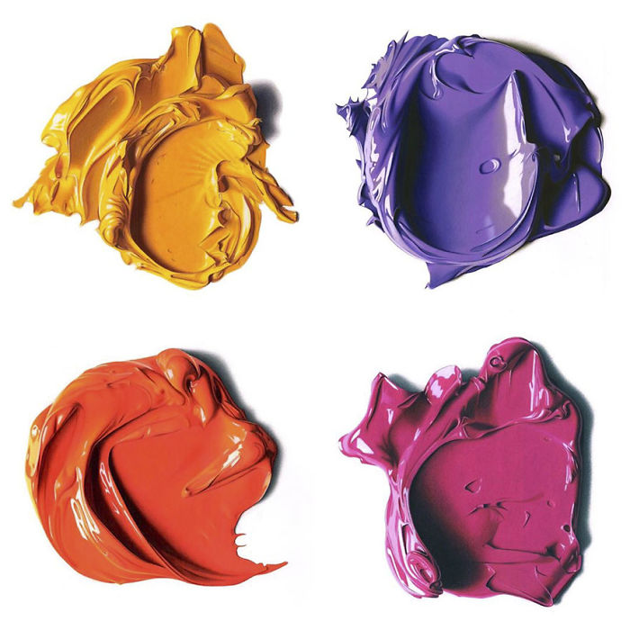 This Is Not What It Looks Like! These Giant Paint Blobs Are Actually Pencil Drawings This Is Not What It Looks Like! These Giant Paint Blobs Are Actually Pencil Drawings