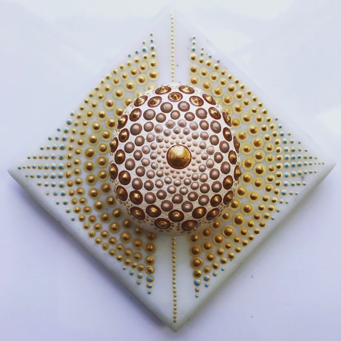 Unique 3D Mandala Stones Unique 3D Mandala Stones