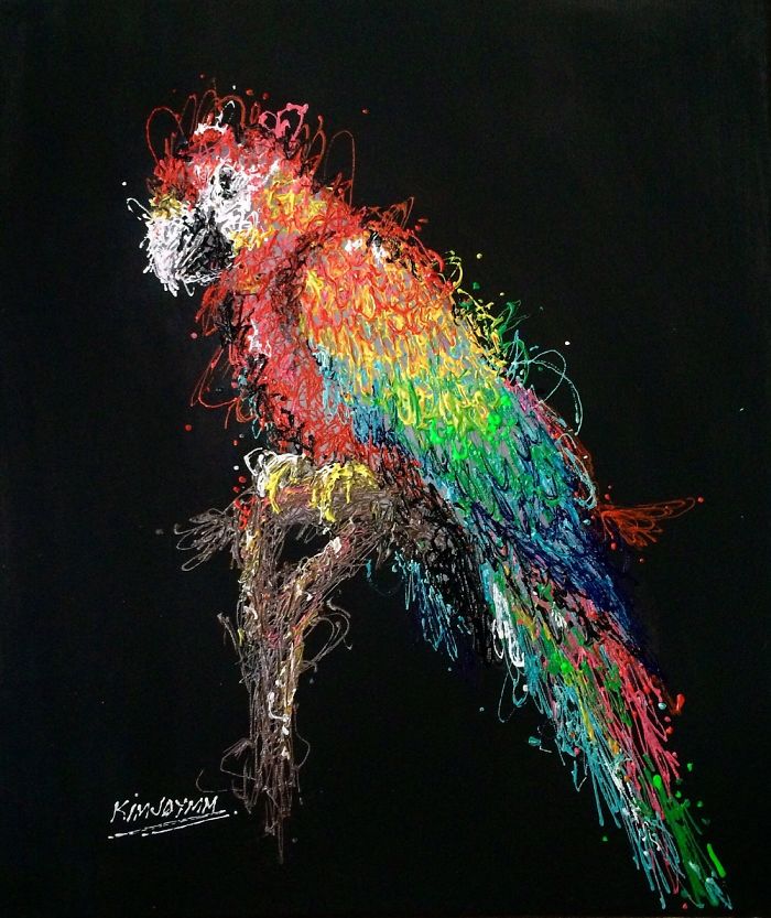 I'm A Nurse And I Use Syringes To Paint In My Free Time