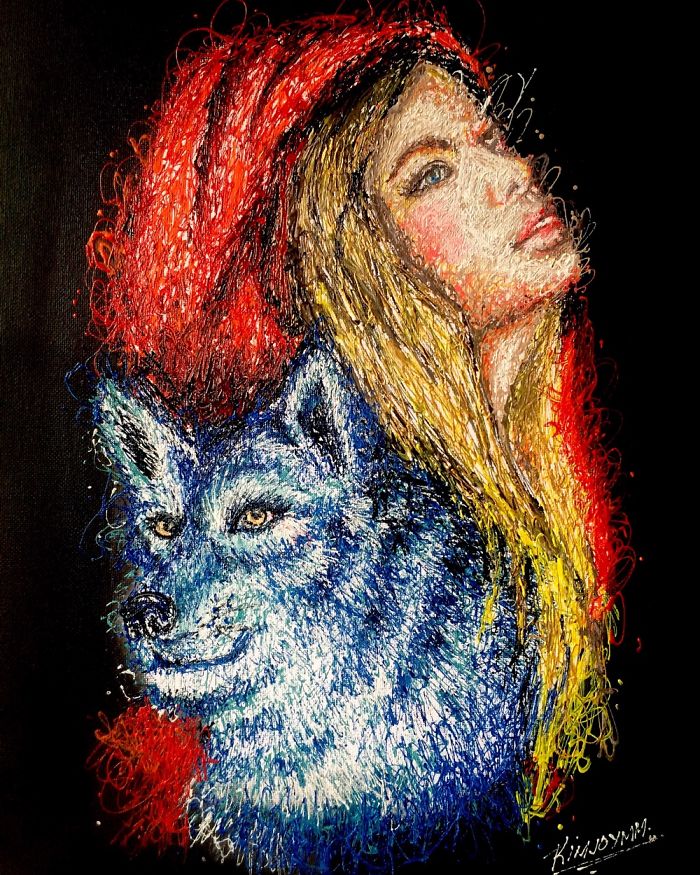 I'm A Nurse And I Use Syringes To Paint In My Free Time