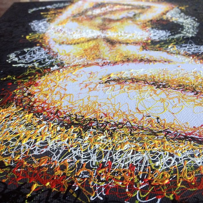 I'm A Nurse And I Use Syringes To Paint In My Free Time