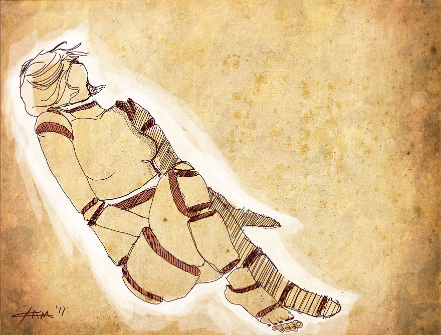 I Document The Progression Of My Rare Disease In Heartbreaking Illustrations I Document The Progression Of My Rare Disease In Heartbreaking Illustrations