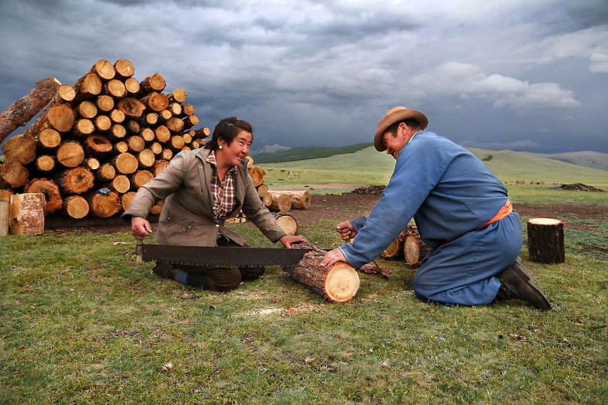 In The Middle Of Nowhere, Mongolia, 2014