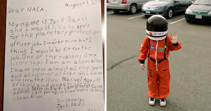 9-Year-Old Applies For Job At NASA, And Here’s How NASA Responds