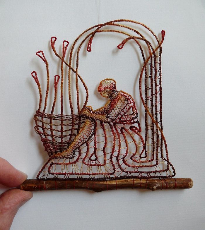 Lace-embroidery-art-sculpture-agnes-herczeg