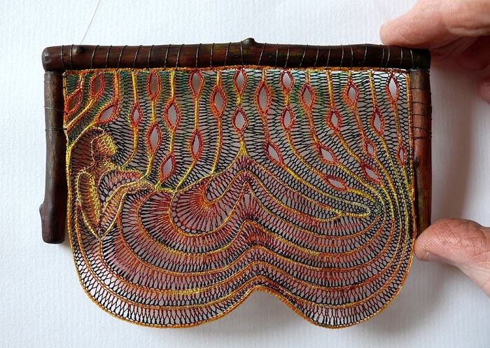 Lace Embroidery Sculpture