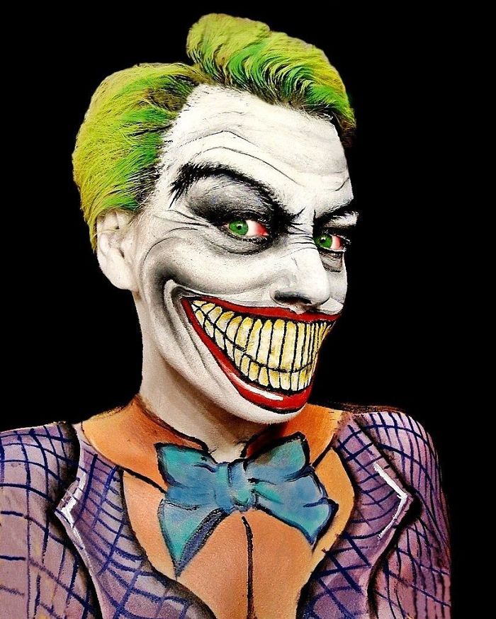 Tied Up Makeup /body Painting /land Of Twisted