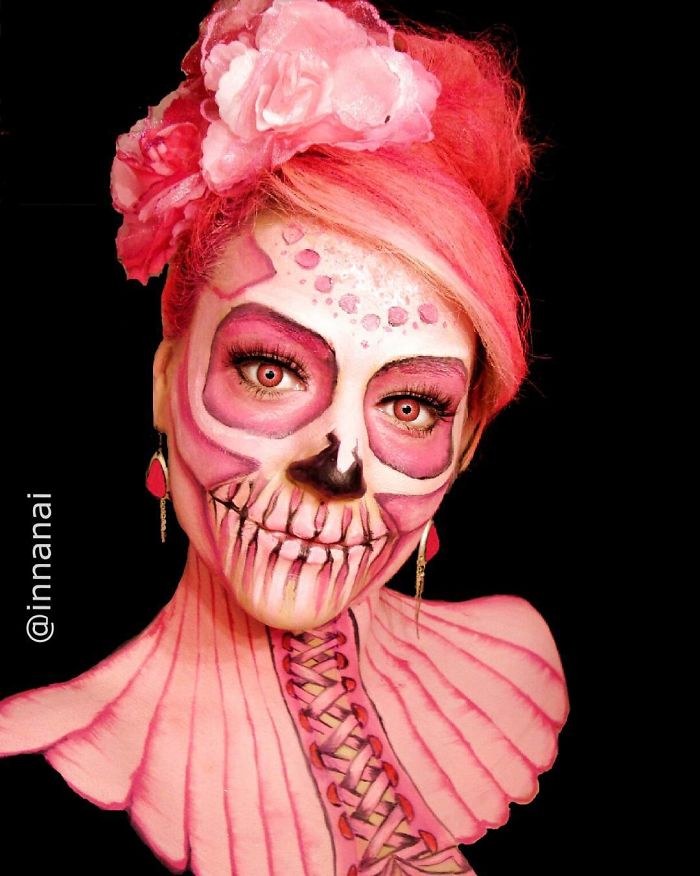 Tied Up Makeup /body Painting /land Of Twisted