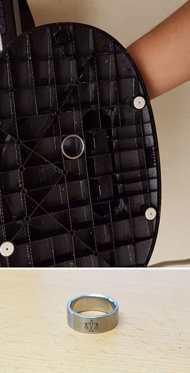 I Lost This Ring A Couple Of Years Ago... Found It When I Was About To Replace My Monitor