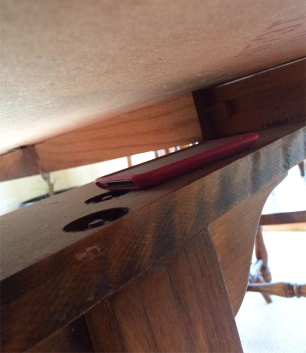 After 1 And 1/2 Years I Found My Long Lost Ipod Under The Kitchen Table