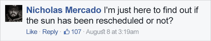 This Mom Just Asked To Reschedule Solar Eclipse, And The Internet Can't Take It This Mom Just Asked To Reschedule Solar Eclipse, And The Internet Can't Take It