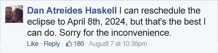 This Mom Just Asked To Reschedule Solar Eclipse, And The Internet Can't Take It This Mom Just Asked To Reschedule Solar Eclipse, And The Internet Can't Take It