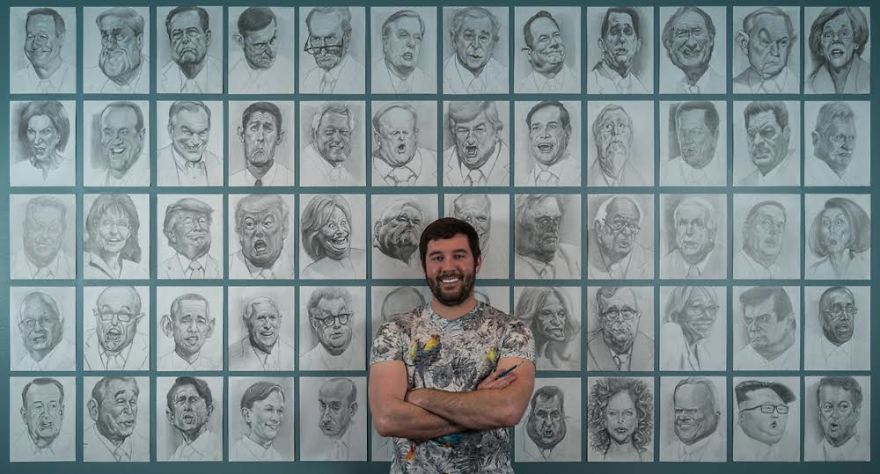 This Artist Spent 130 Hours Drawing Hilarious Political Caricatures And Here Are The Results This Artist Spent 130 Hours Drawing Hilarious Political Caricatures And Here Are The Results