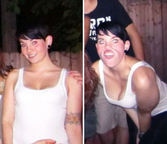 My Friends Just Reminded Me Of This Time I Made A Group Picture Terrifying