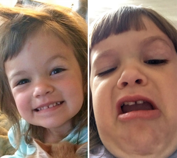 Found 48 Selfies My Daughter Took Of Herself In My Phone, And Realized She Fits In Well Here