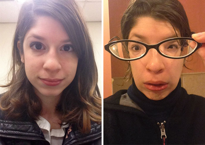 Contacts Out, Hair Tied, Chillin' With No Makeup On